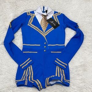 ❤️ NWT Alexandra Flight Attendant Leotard Biketard